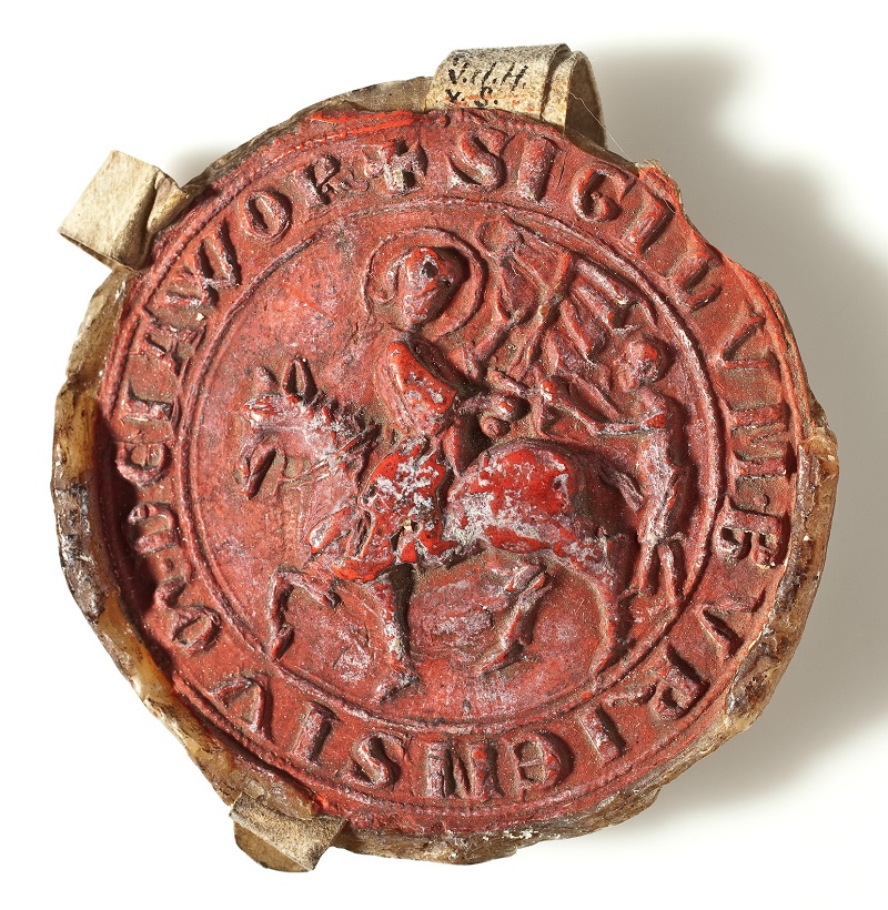 Pierwsza ogólnomiejska pieczęć Jawora z ok. 1300 r.