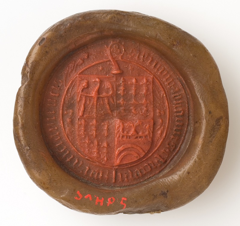 Krzyżacka pieczęć komtura z Longomoso (Włochy, pd. Tyrol) XVI–XVII w.