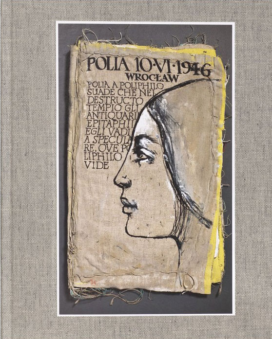 okładka książki z portretem kobiety (profil)