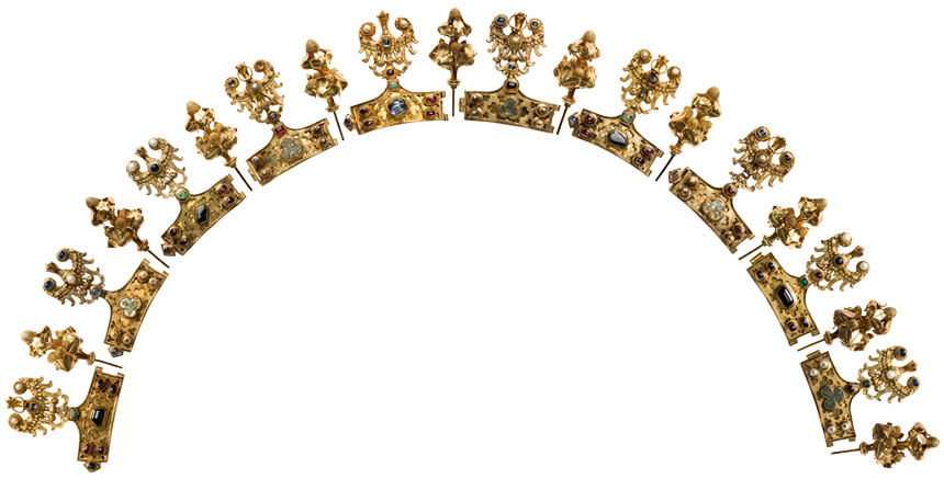 fragmenty korony średzkiej