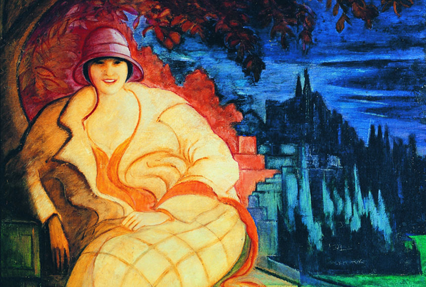 Leon Chwistek, Portret żony, 1927 Muzeum Narodowe we Wrocławiu