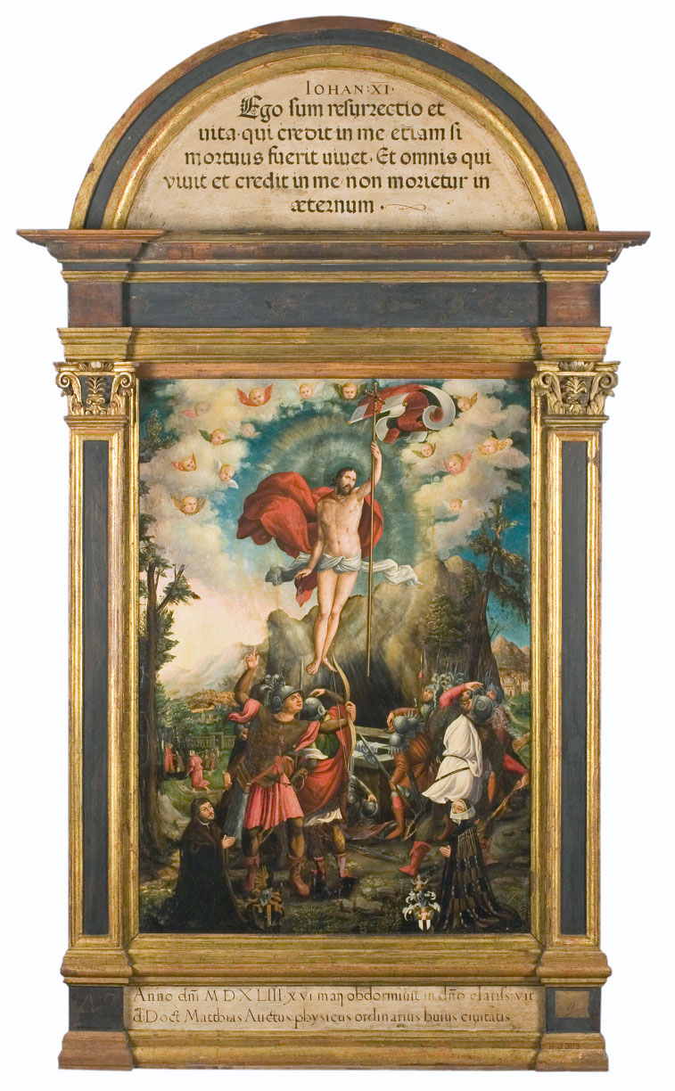 Zmartwychwstanie – obraz w epitafium Matthiasa Auctusa, zm. 1543