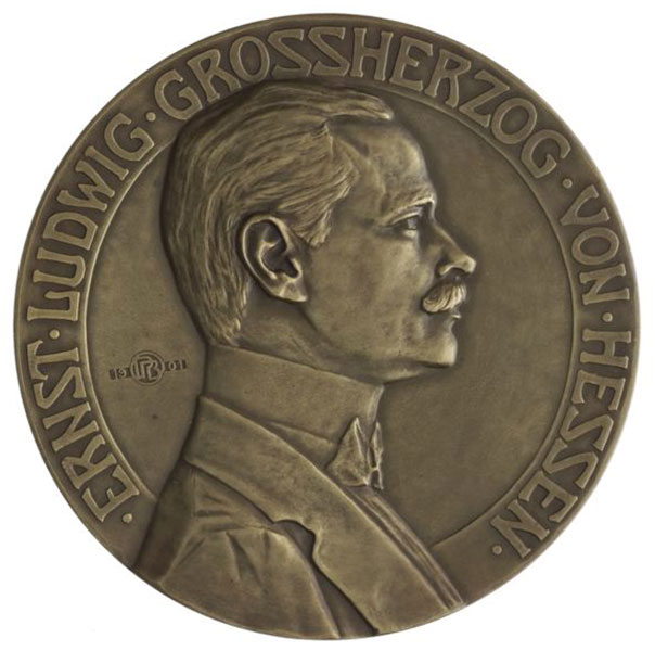 Medal Kolonii Artystów w Darmstadt – awers