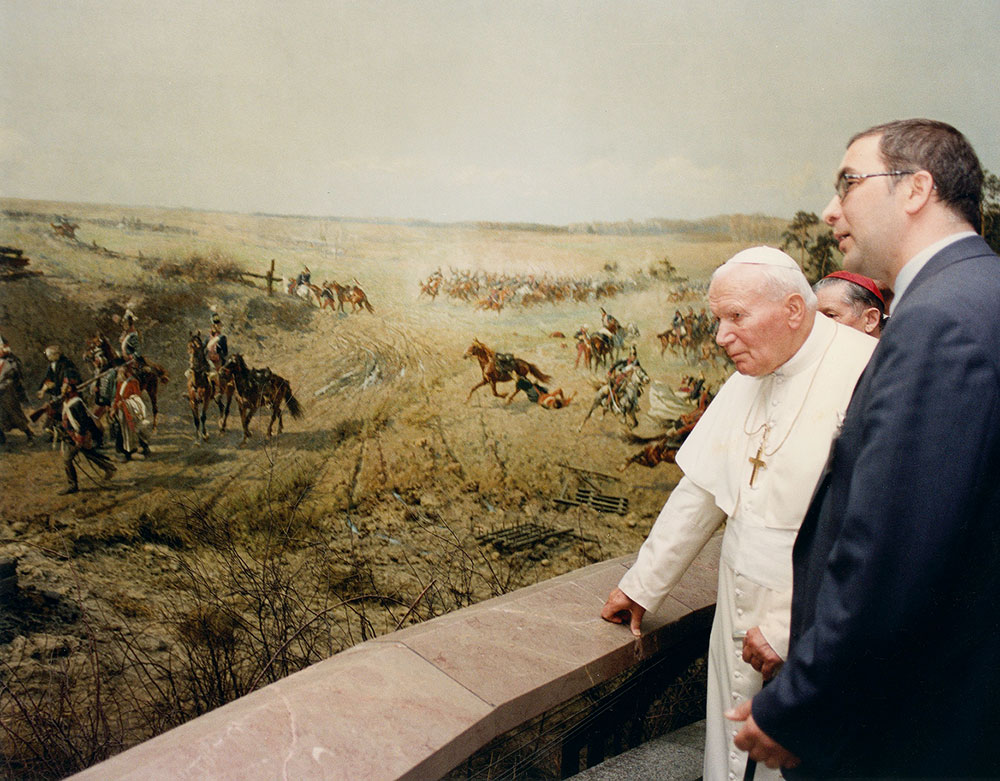 Papież Jan Paweł II w Panoramie Racławickiej