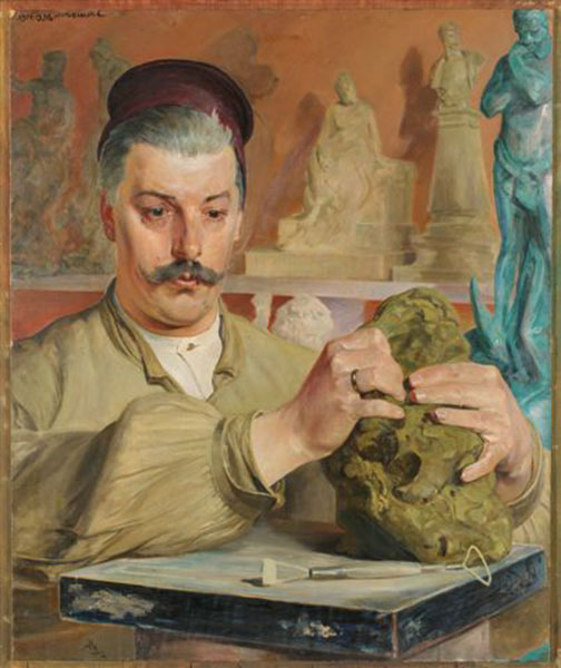 Jacek Malczewski, Portret Tadeusza Błotnickiego, 1901–1902