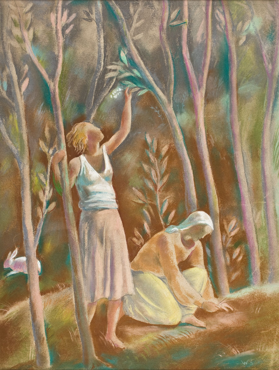 Wacław Borowski, Kobiety w lesie, ok. 1930