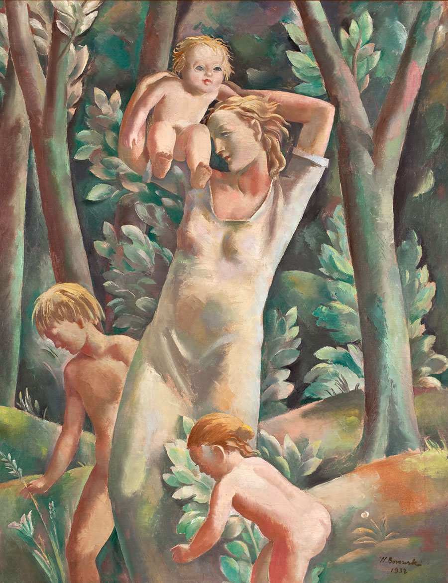 Wacław Borowski, W lesie (Młodość), 1932