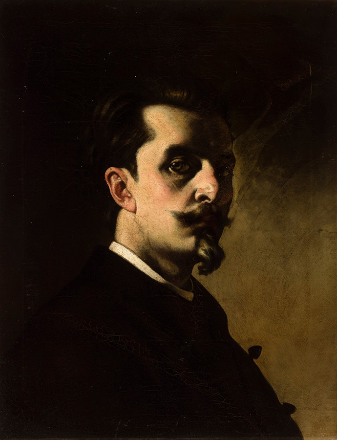 Karol Młodnicki, Autoportret, 1879