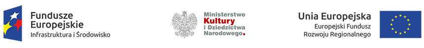 Logotypy Fundusze Europejskie, Ministerstwo Kultury i Unia Europejska
