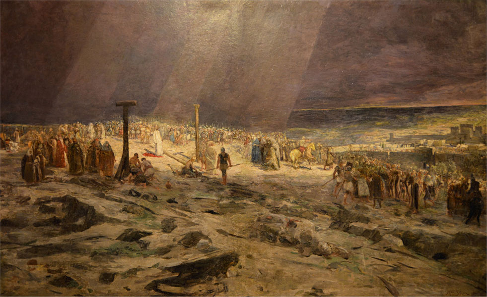 Jan Styka „Szkic do panoramy Golgota”, ok. 1896; Muzeum Narodowe w Szczecinie