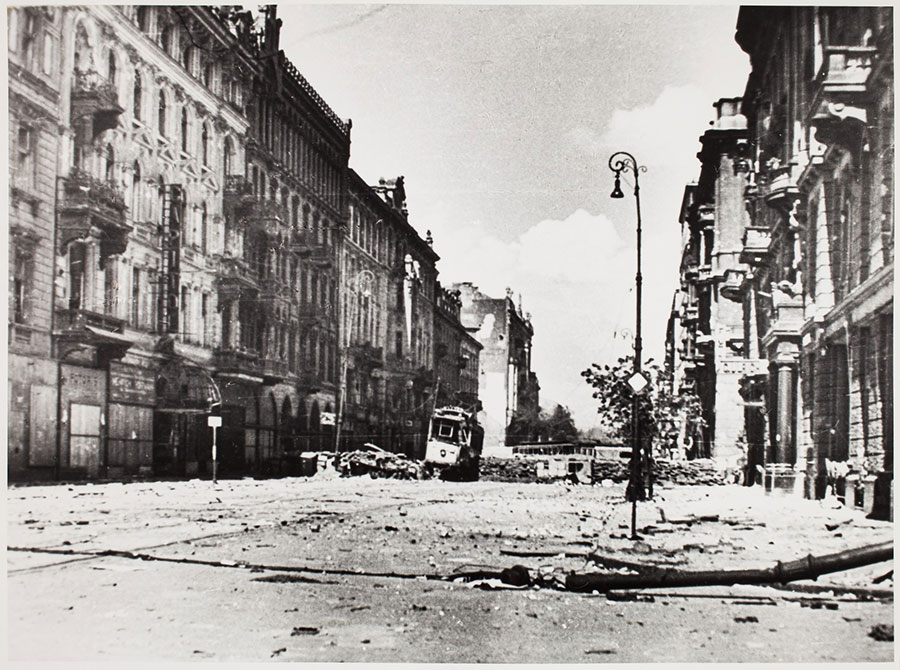 Eugeniusz Haneman, Powstanie Warszawskie. Barykada na ul. Marszałkowskiej, 1944