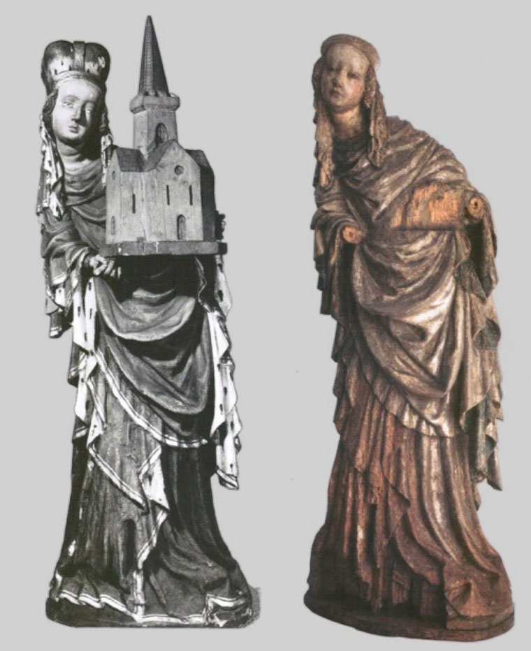 Rzeźba Madonny, czyli św. Jadwigi