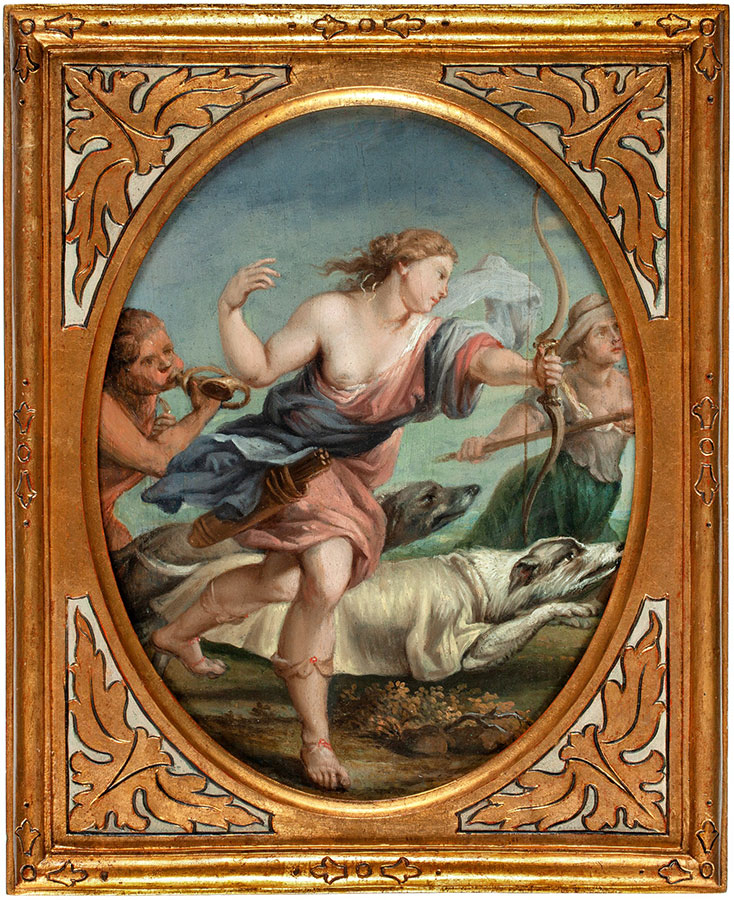 Domenico Zampieri zw. Domenichino, Diana na polowaniu, pocz. XIX w.