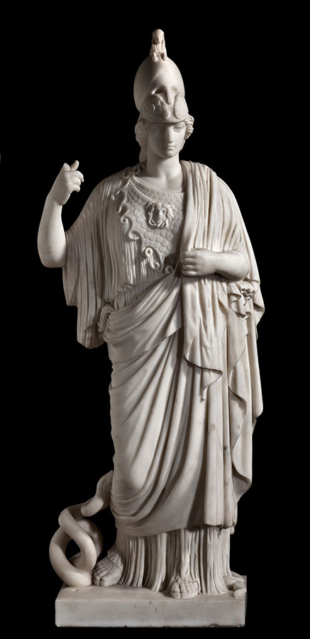 Kopia rzeźby starożytnej, Atena Giustiniani, 1. poł. XIX w.