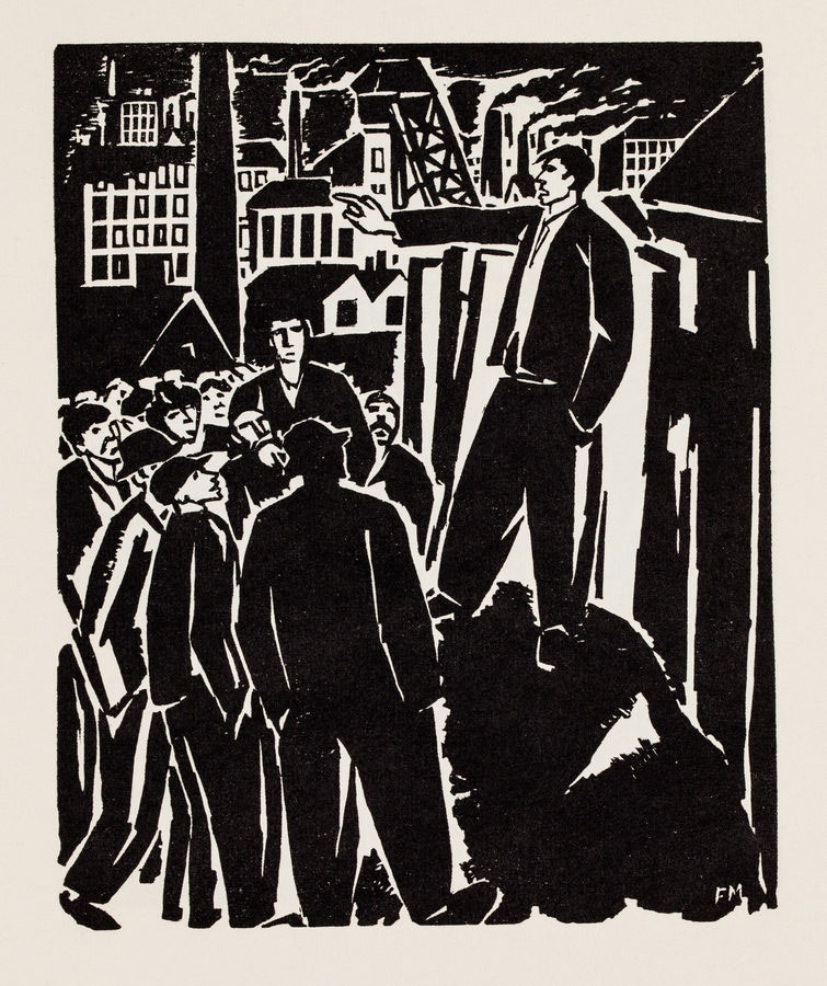 Frans Masereel, „Los człowieka”, 1924