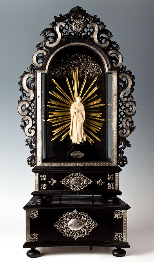 Ołtarzyk ze św. Antonim Eremitą (z kości słoniowej)