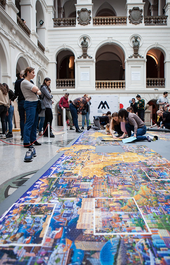 Największe puzzle świata w Muzeum Narodowym we Wrocławiu
