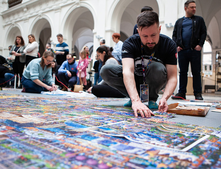 Największe puzzle świata w Muzeum Narodowym we Wrocławiu