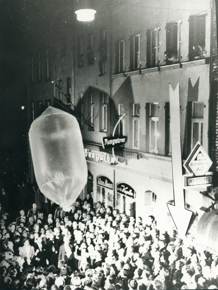 ZERO-demonstracja w Galerie Schmela w Düsseldorfie, 5 lipca 1961