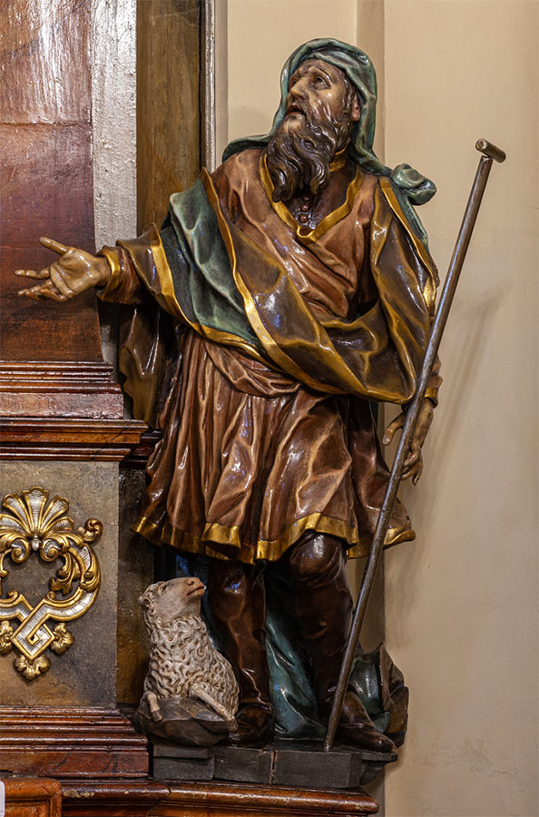 Rzeźba św. Joachima w kościele bonifratrów we Wrocławiu
