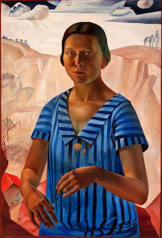 Ludomir Sleńdziński, Portret Heleny Dobrowolskiej, 1926