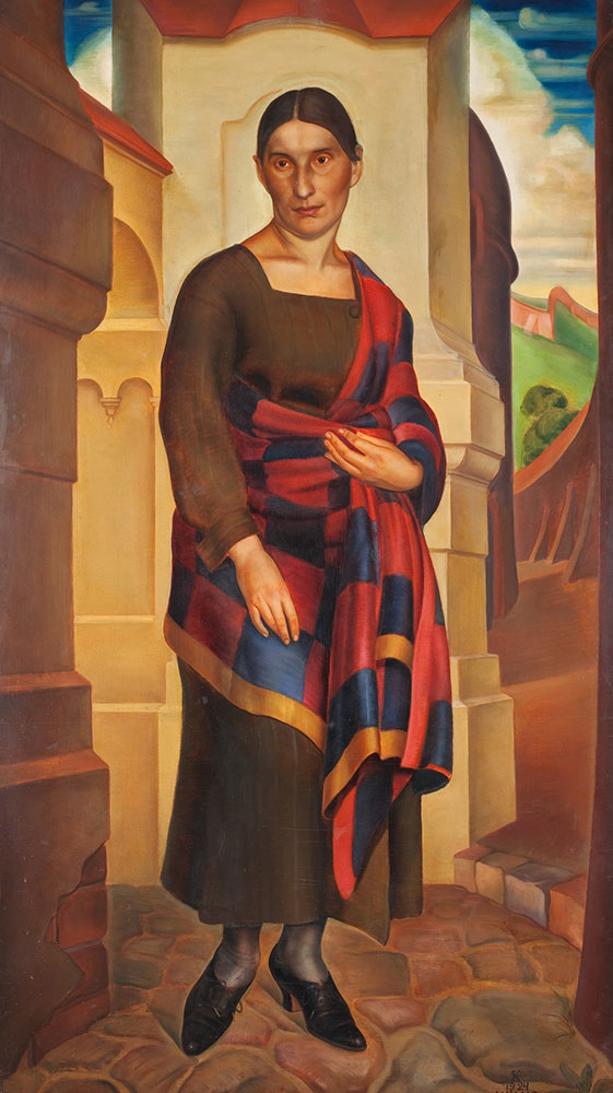 Edward Karniej, Portret żony, 1924