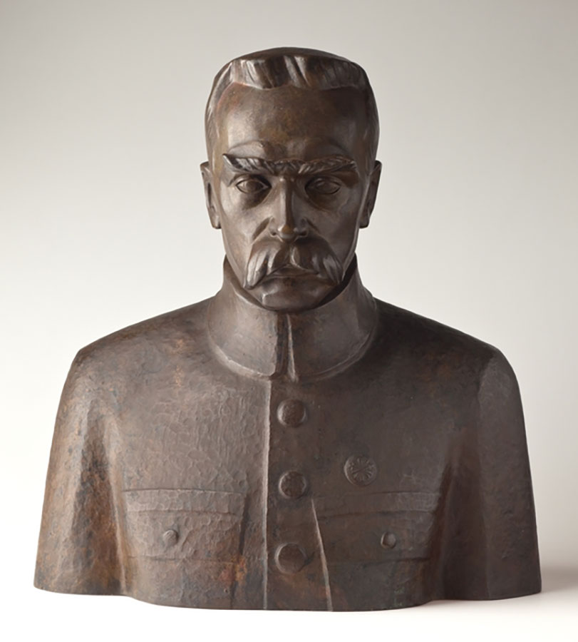 Edward Wittig, Popiersie Józefa Piłsudskiego, 1918