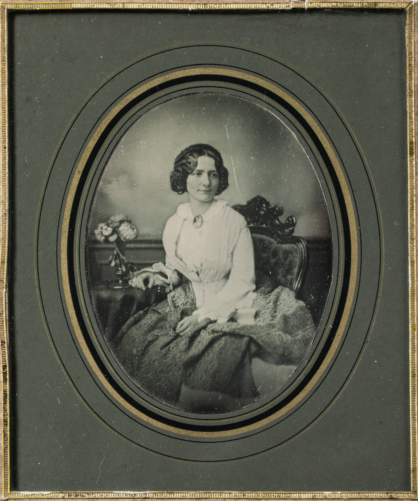 Hermann Krone, Portret młodej kobiety, 1853–1858