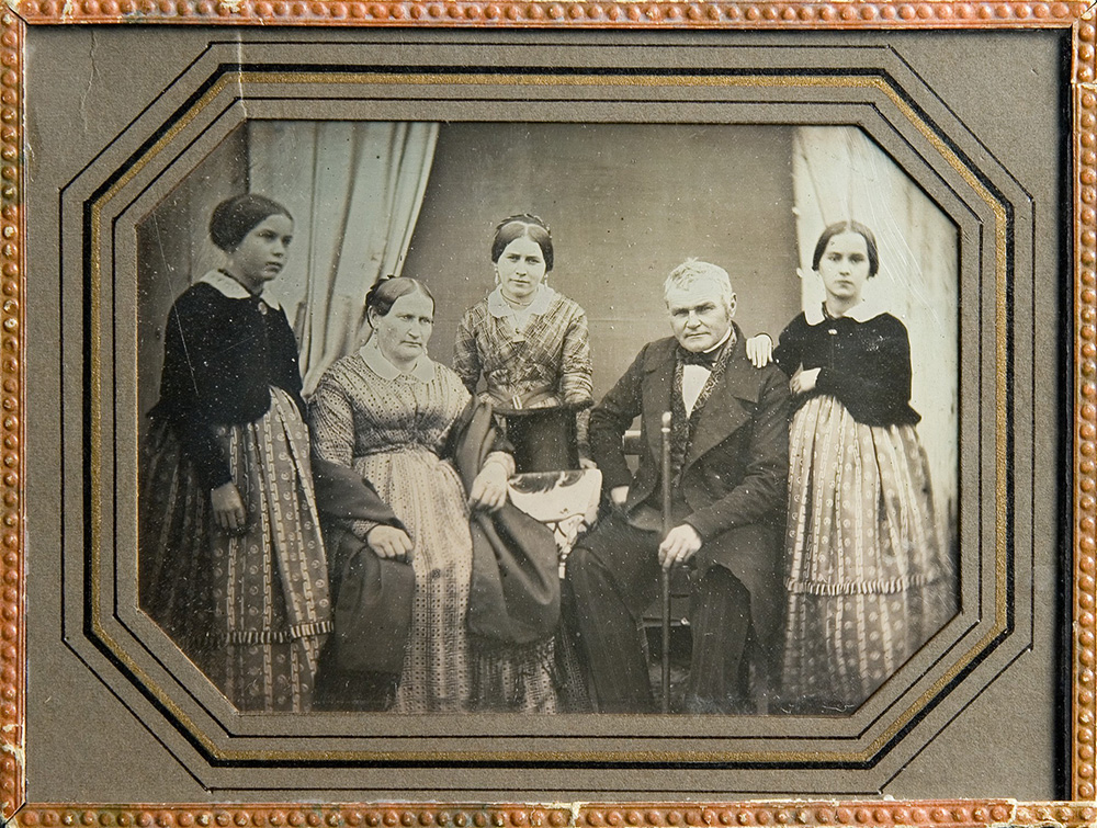 Hermann Krone, Portret rodzinny pięciu osób, 1853–1858