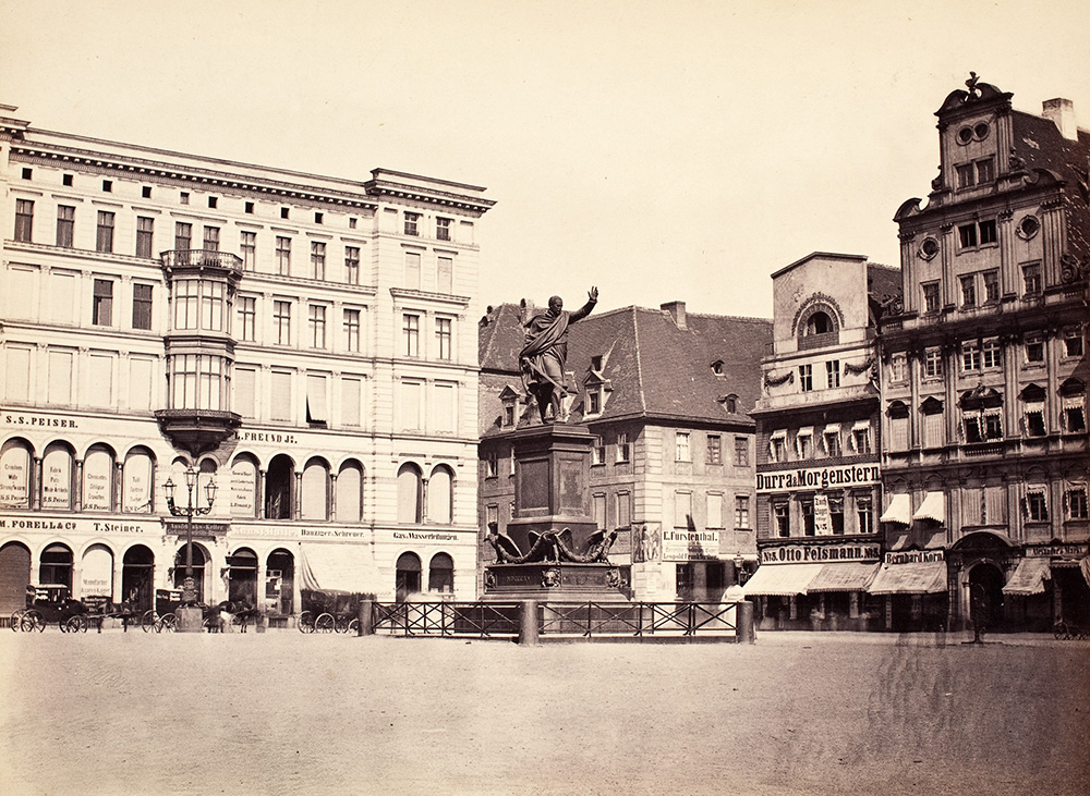 Herman Krone, Wrocław plac Solny (Blücherplatz), ok. 1870