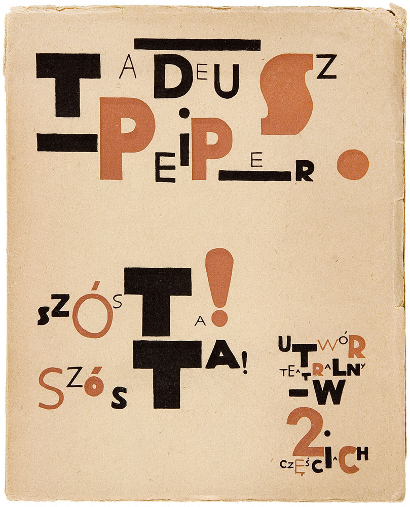 Broszura: Tadeusz Peiper, Szósta! Szósta!, Kraków 1925