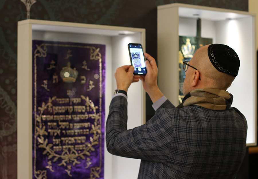 Wernisaż wystawy w synagodze „Żydowska dusza”