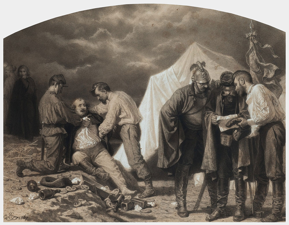 Artur Grottger, Zdrada i kara, 1866