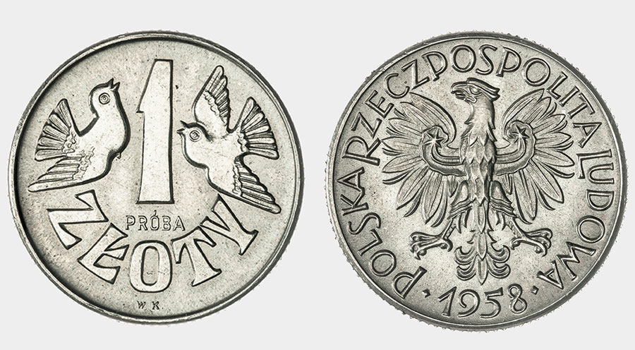 Moneta 1 złoty
