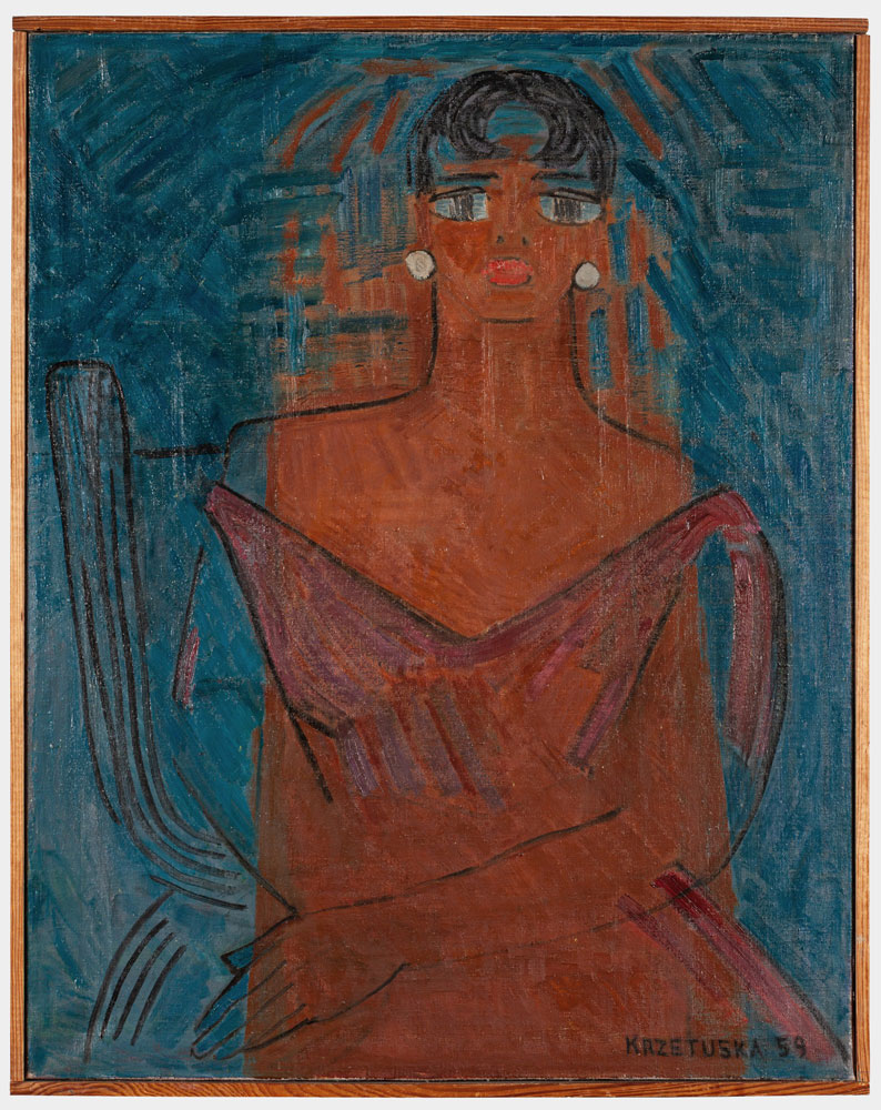 Hanna Krzetuska, Portret Bożeny Steinborn, 1959