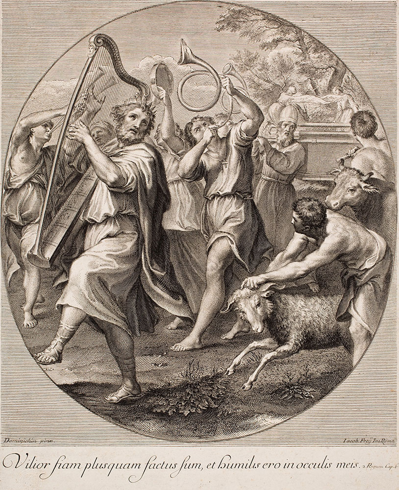Jacob Frey (wg Domenicina), Dawid tańczący przed Arką Przymierza, 1. poł. XVIII w.