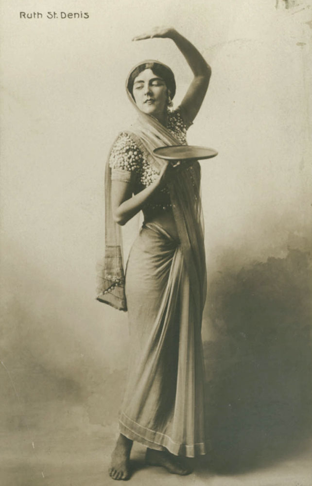 Ruth Saint-Denis w spektaklu Kadzidło, ok. 1906
