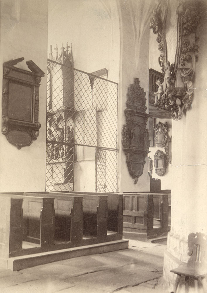 Epitafium Anfangów, fotografia archiwalna z ok. 1935 r.