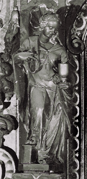 Rzeźba Wiara w epitafium Anfangów
