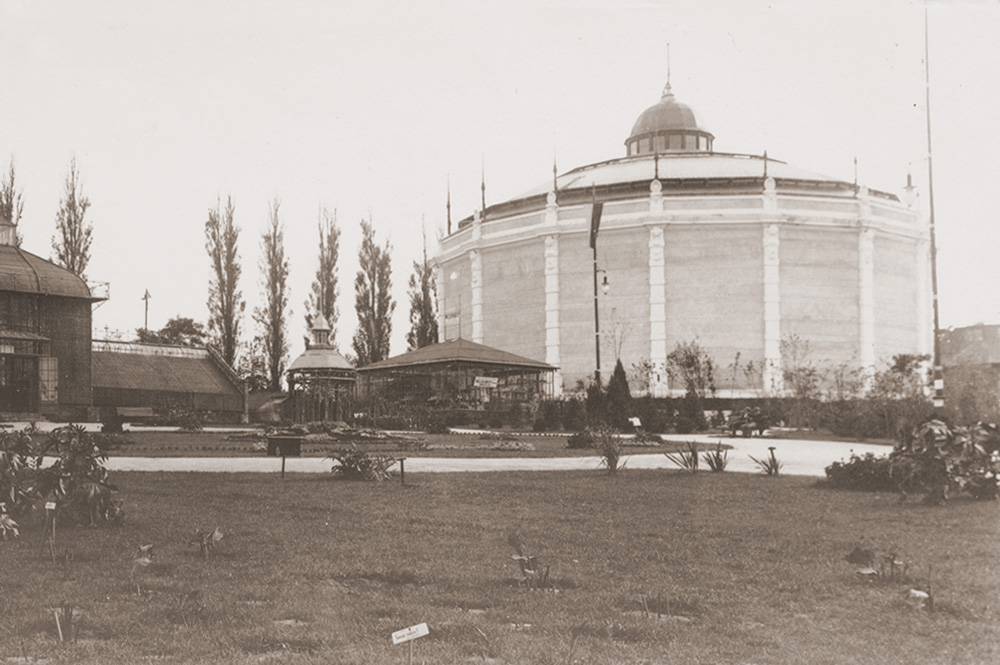 Rotunda Panoramy Racławickiej na wystawie, 1894