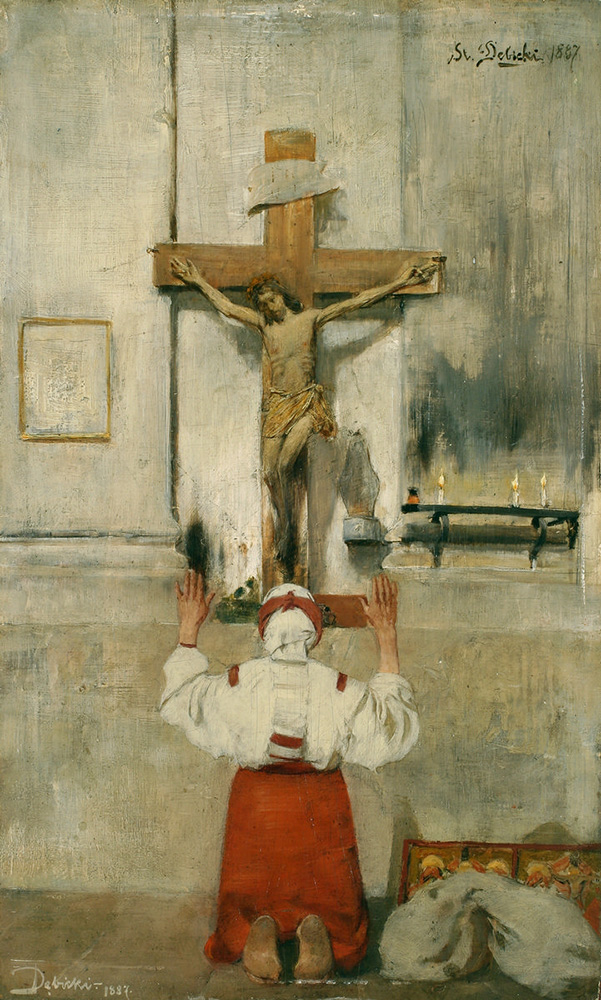Stanisław Dębicki, Modlitwa, 1887