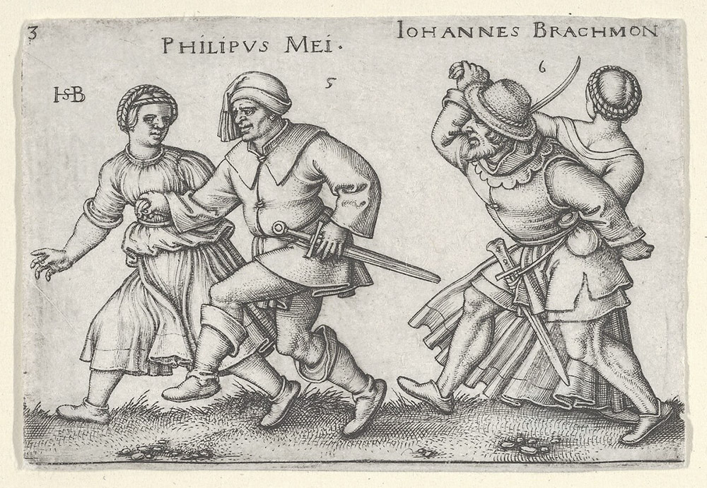 Sebald Beham, Wesele chłopskie / Dwanaście miesięcy, 1546–1547, Niemcy