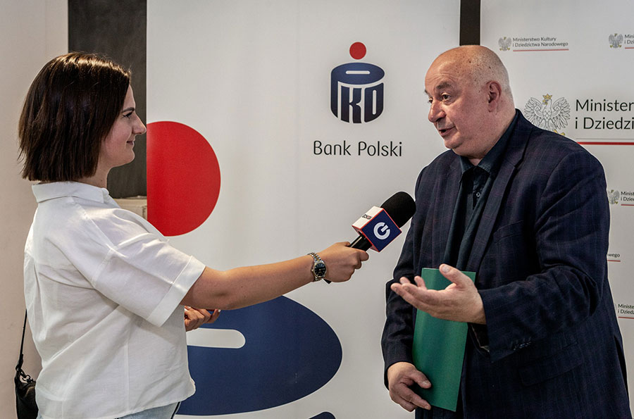 Konferencja prasowa przed otwarciem wystawy „Kimono jako doświadczenie. Język sztuki Joanny Hawrot”