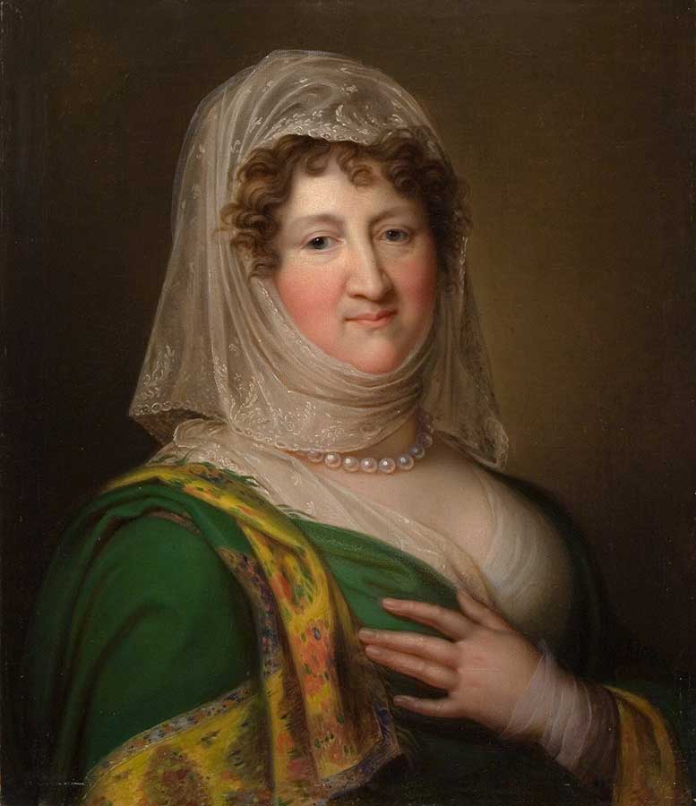 Autor nieznany, „Portret Juliane von der Goltz”, 1. ćw. XIX w.