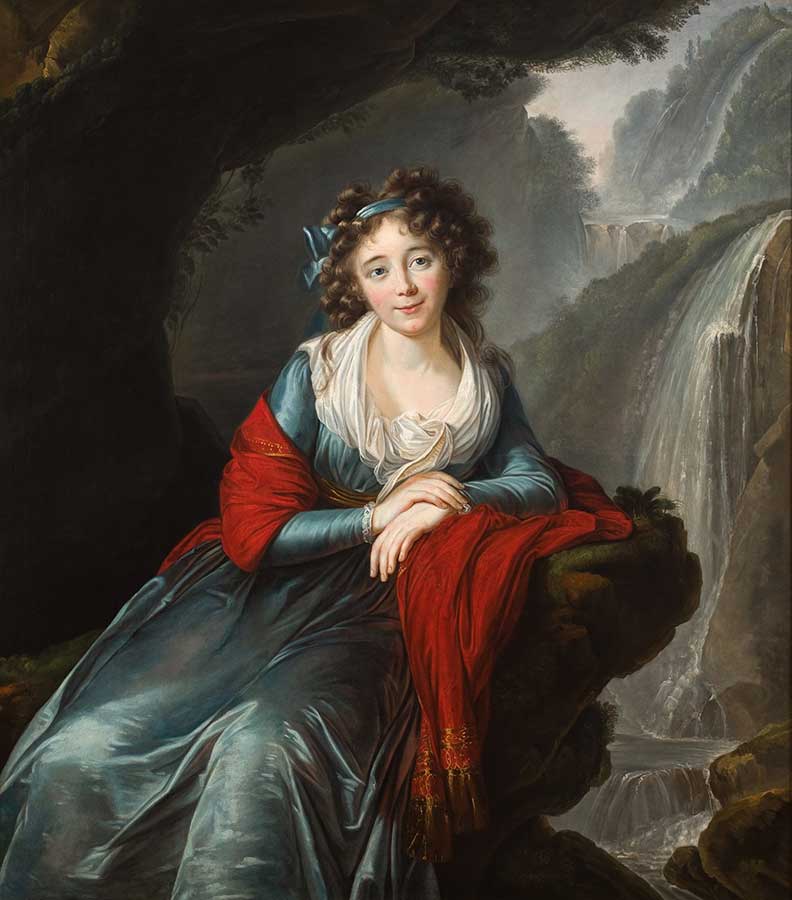 Elisabeth Vigée Le Brun, „Portret Anny księżnej Potockiej”, poł. XIX w.