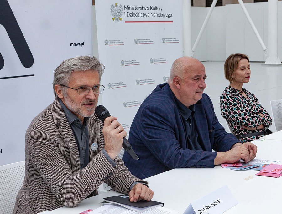 Konferencja prasowa przed otwarciem wystawy „Maria Pinińska-Beres”
