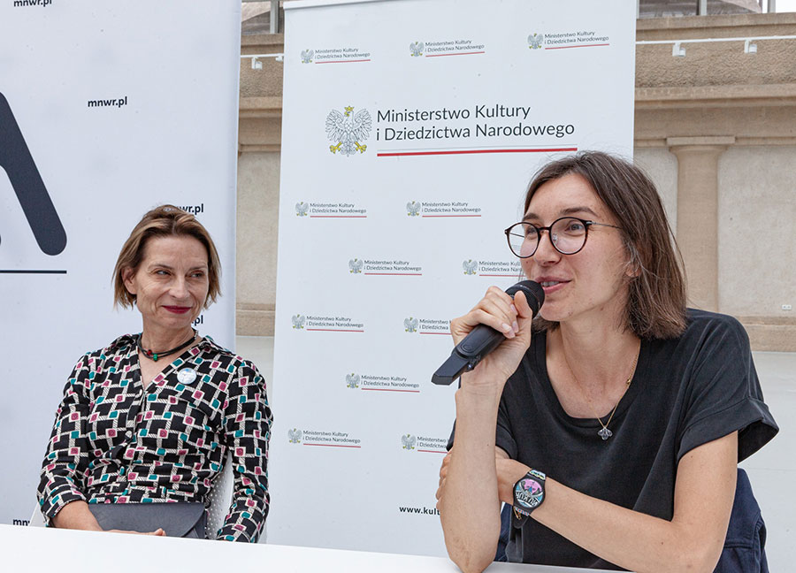 Konferencja prasowa przed otwarciem wystawy „Maria Pinińska-Beres”