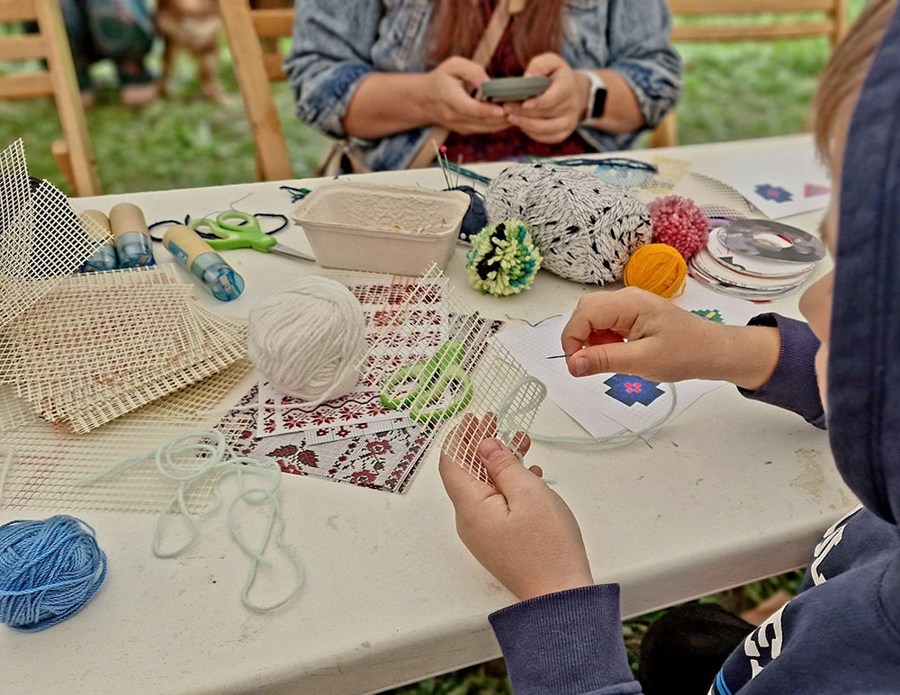 Warsztaty hafciarskie w trakcie obchodów Dni Trójkąta 2024