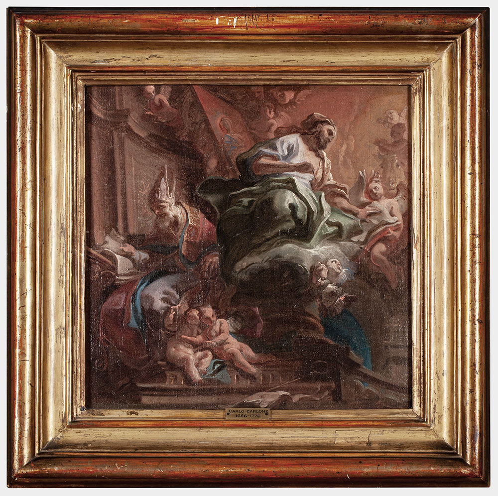 Carlo Carloni, Św. Łukasz i św. Ambroży, 1720–1721