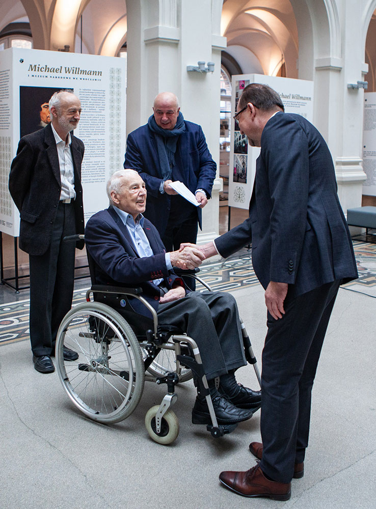 Profesor Kazimierz Czapliński w Muzeum Narodowym